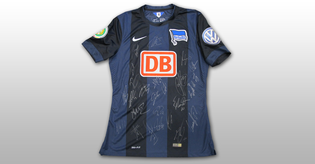  Hertha Trikot getragen 