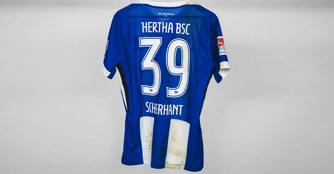 Hertha Trikot Scherhant   Hertha Trikot Scherhant