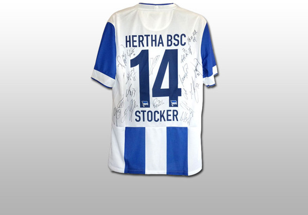  Hertha Trikot signiert 