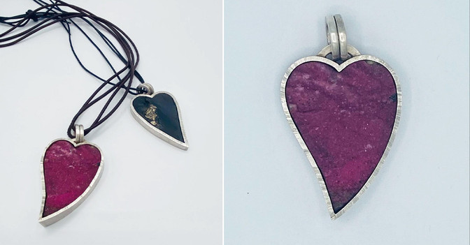 Herzkette Cobalt   Herzkette Cobalt