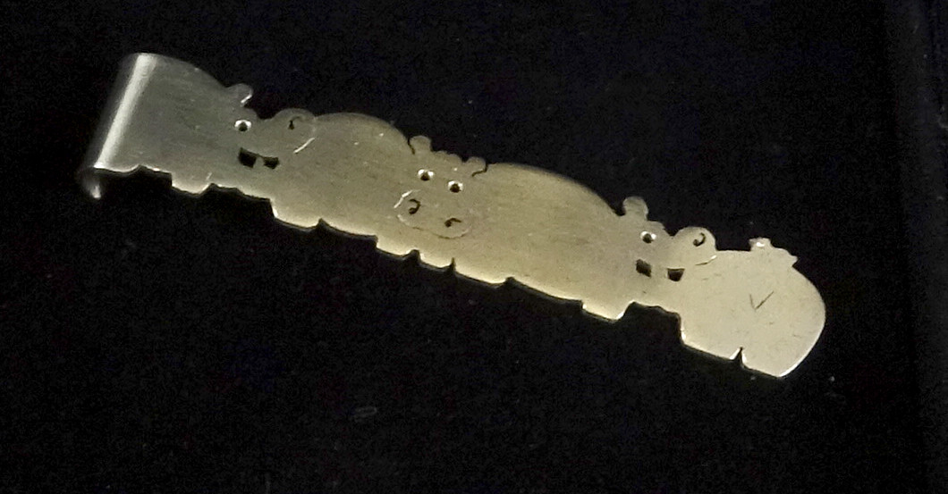 Hippo Krawattenklemme   Hippo Krawattenklemme