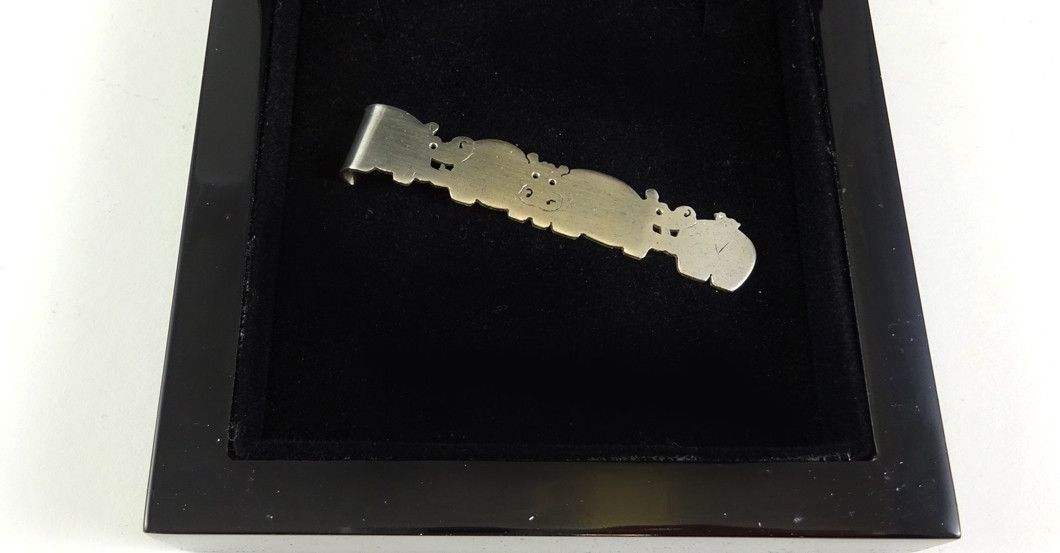 Hippo Krawattenklemme   Hippo Krawattenklemme