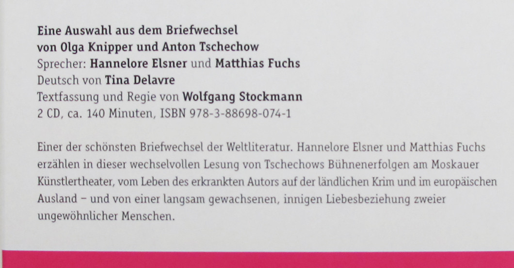 Hörspiel Elsner signiert   Hörspiel Elsner signiert