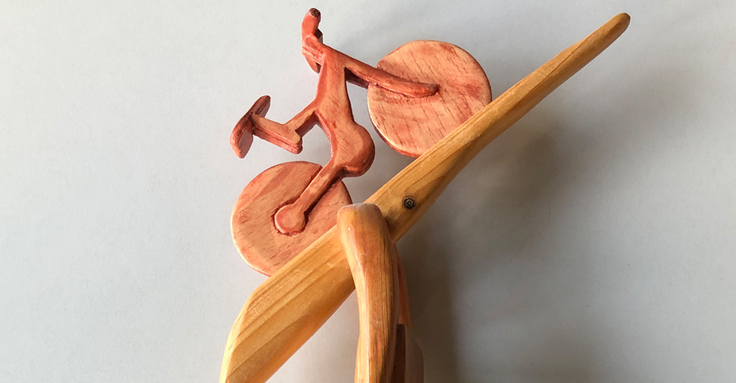 Holztrophäe Radfahren   Holztrophäe Radfahren