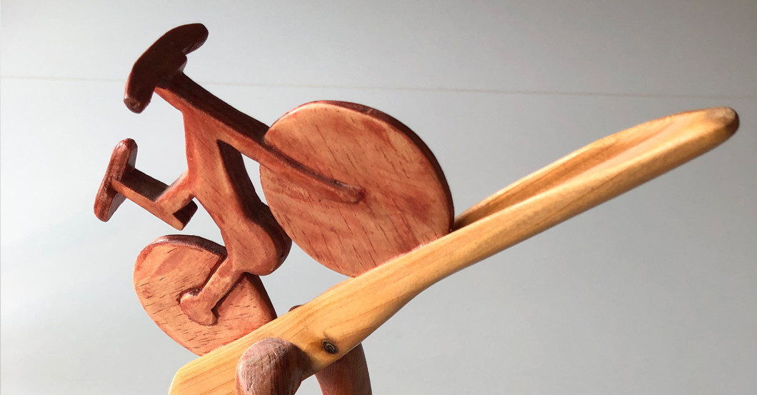 Holztrophäe Radfahren   Holztrophäe Radfahren