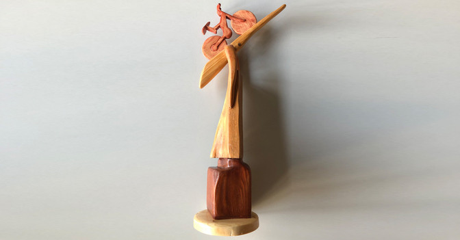 Holztrophäe Radfahren   Holztrophäe Radfahren