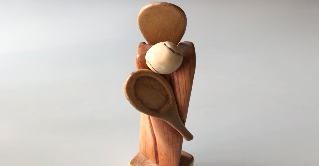 Holztrophäe Tennis   Holztrophäe Tennis