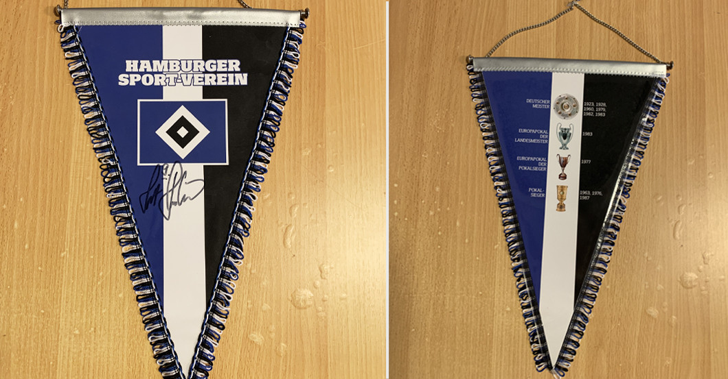  HSV Shirt und Wimpel 