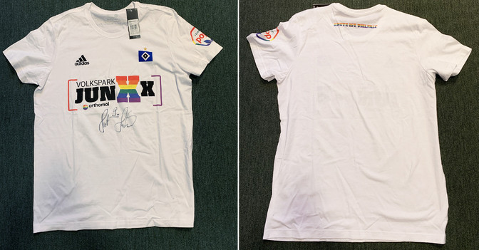  HSV Shirt und Wimpel 