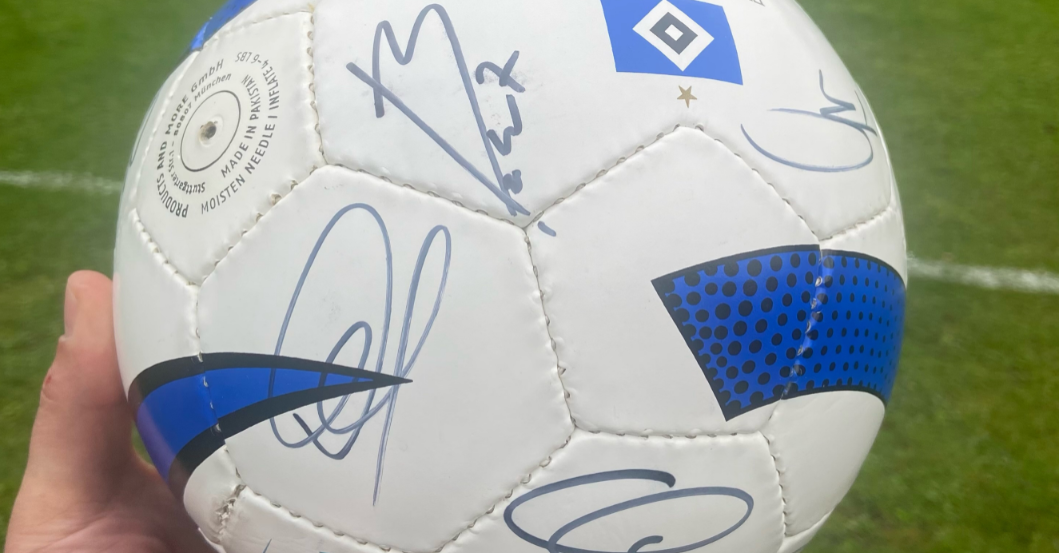  HSV signiert Ball  