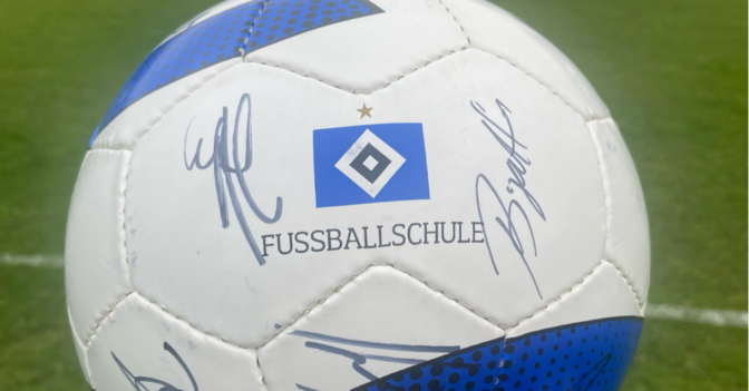 HSV signiert Ball    HSV signiert Ball