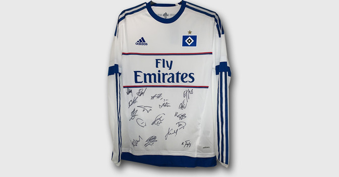 HSV signiert Trikot   HSV signiert Trikot