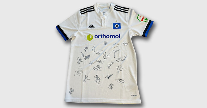  HSV signiert Trikot 