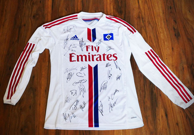 HSV Trikot teamsigniert   HSV Trikot teamsigniert