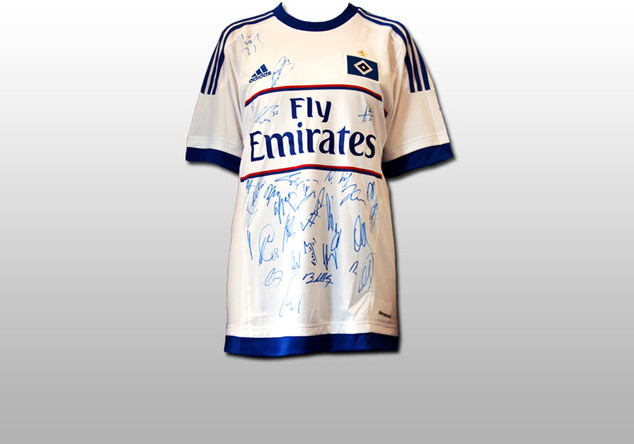 HSV Trikot teamsigniert   HSV Trikot teamsigniert