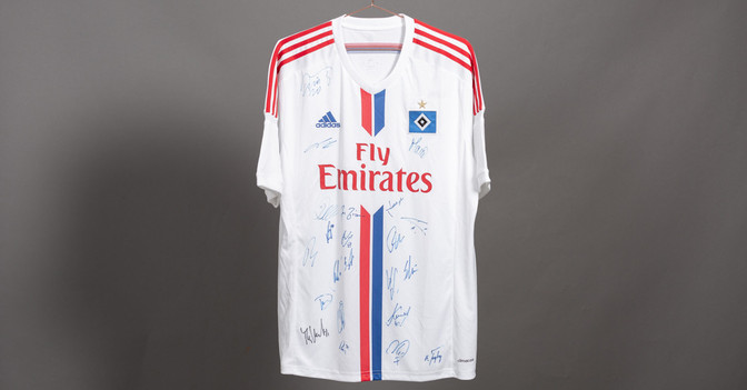 HSV Trikot teamsigniert   HSV Trikot teamsigniert