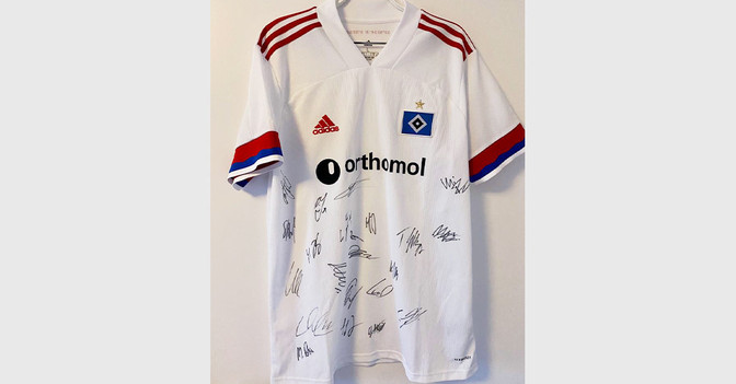 HSV Trikot teamsigniert   HSV Trikot teamsigniert