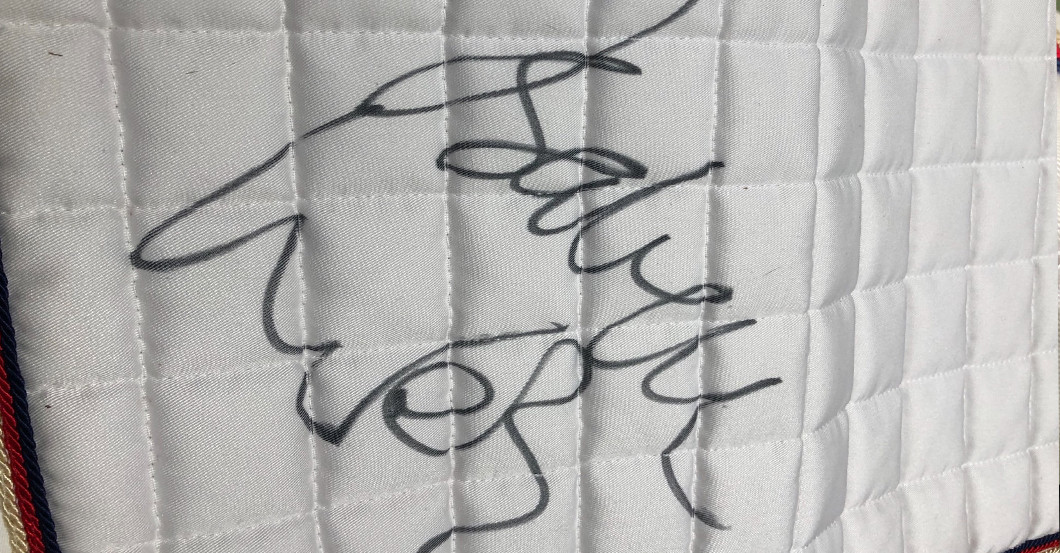 Isabell Werth Satteldecke   Isabell Werth Satteldecke