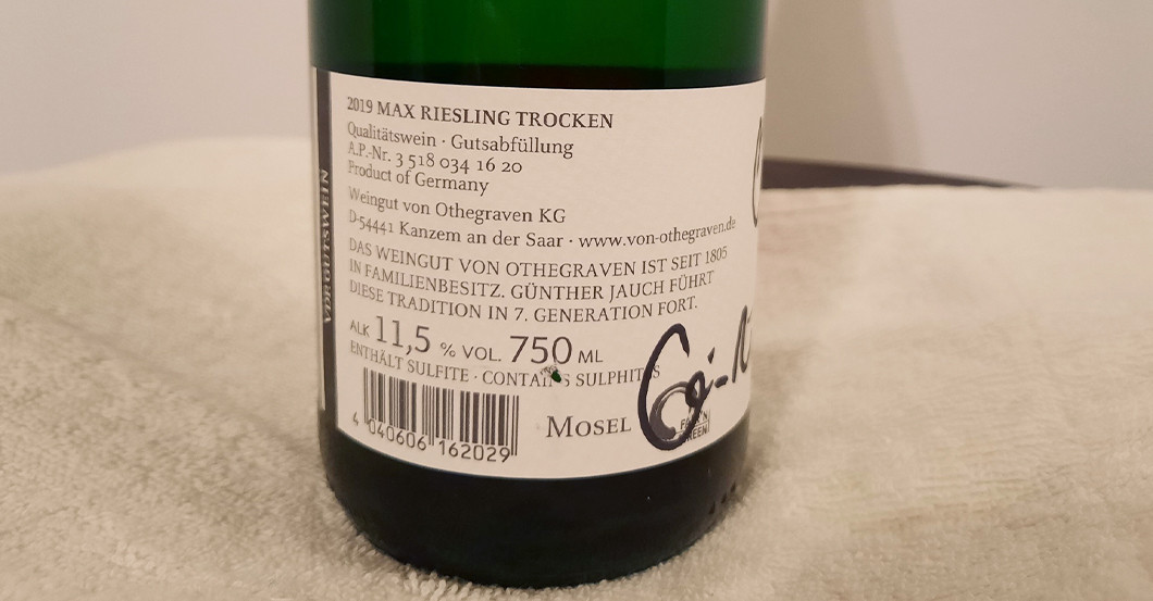  Jauch Riesling 2019 