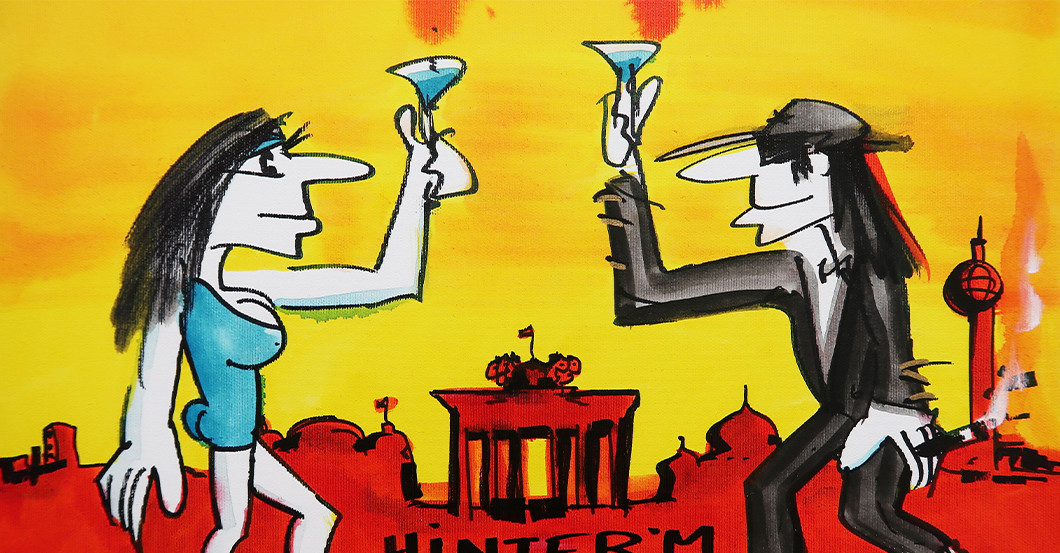  JC Lindenberg Likörell 