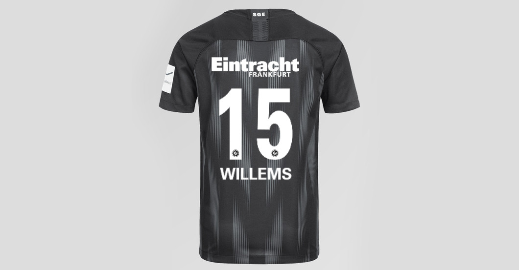 Jetro Willems SGE Trikot   Jetro Willems SGE Trikot