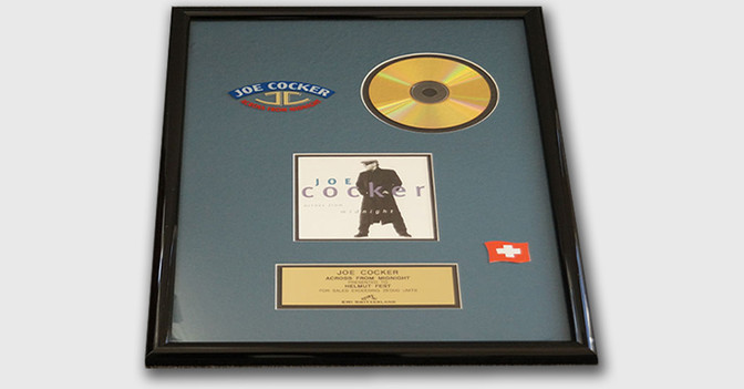 Joe Cocker Gold Award   Joe Cocker Gold Award