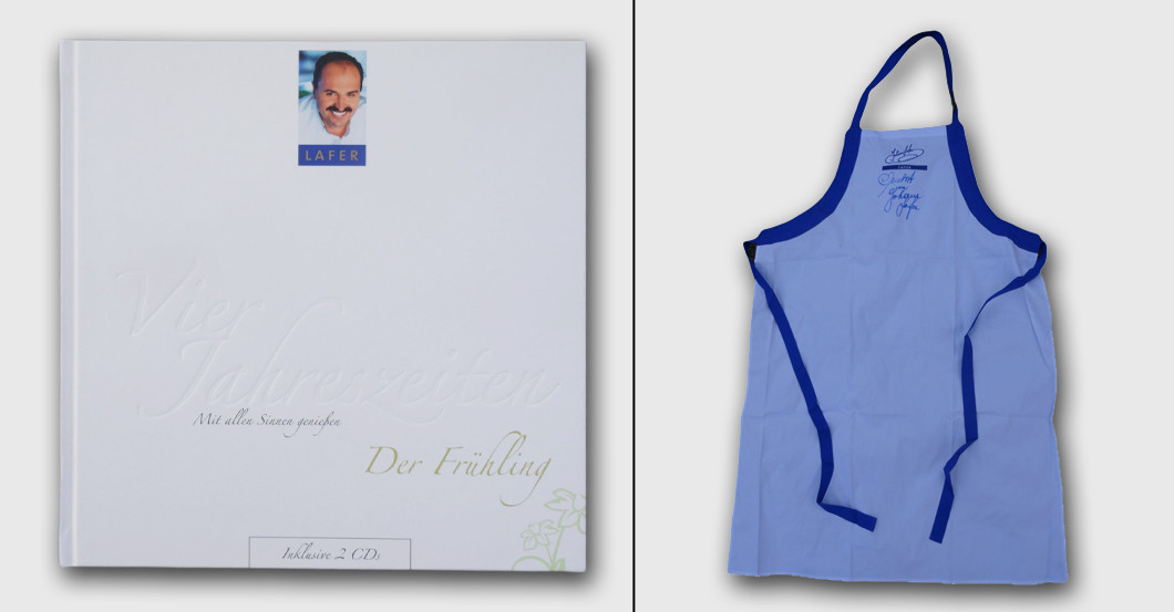 Johann Lafer Buch Schürze   Johann Lafer Buch Schürze