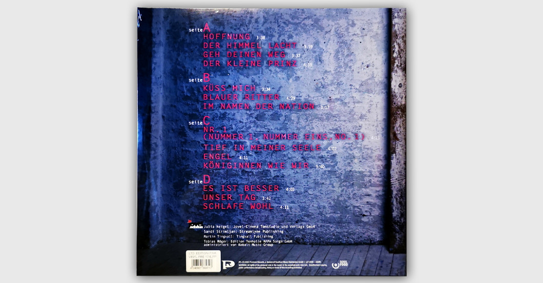 Julia Neigel Vinyl    Julia Neigel Vinyl