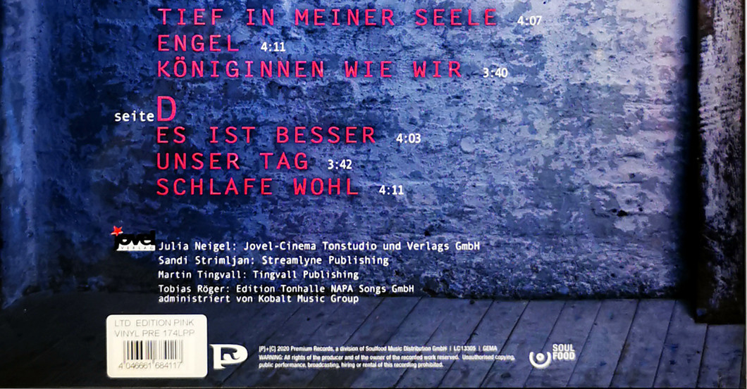 Julia Neigel Vinyl    Julia Neigel Vinyl