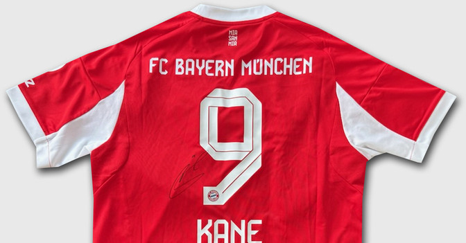  Kane Trikot signiert 