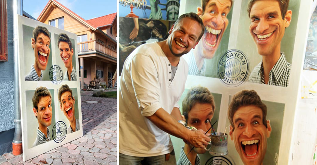 Karikatur Thomas Müller   Karikatur Thomas Müller