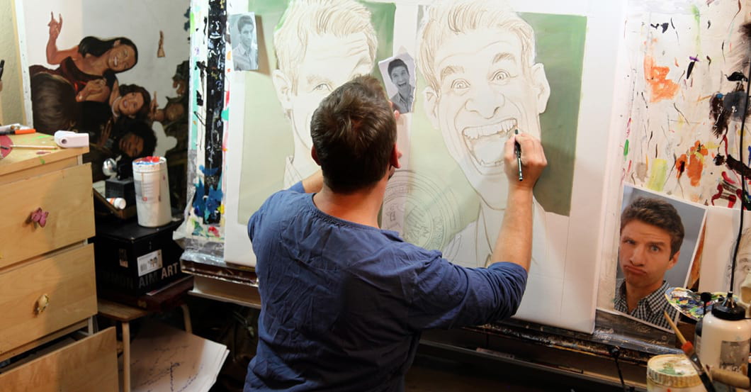 Karikatur Thomas Müller   Karikatur Thomas Müller