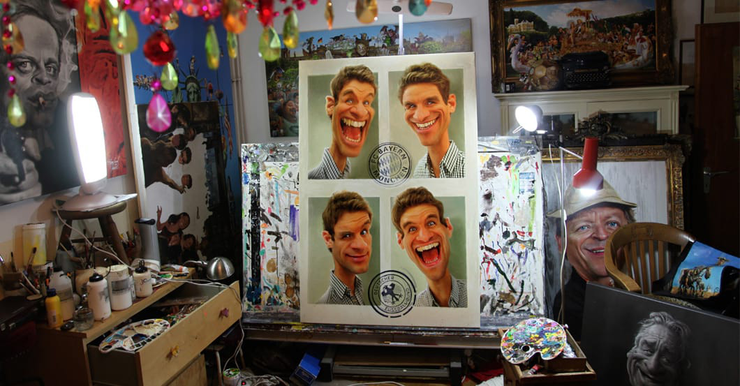 Karikatur Thomas Müller   Karikatur Thomas Müller