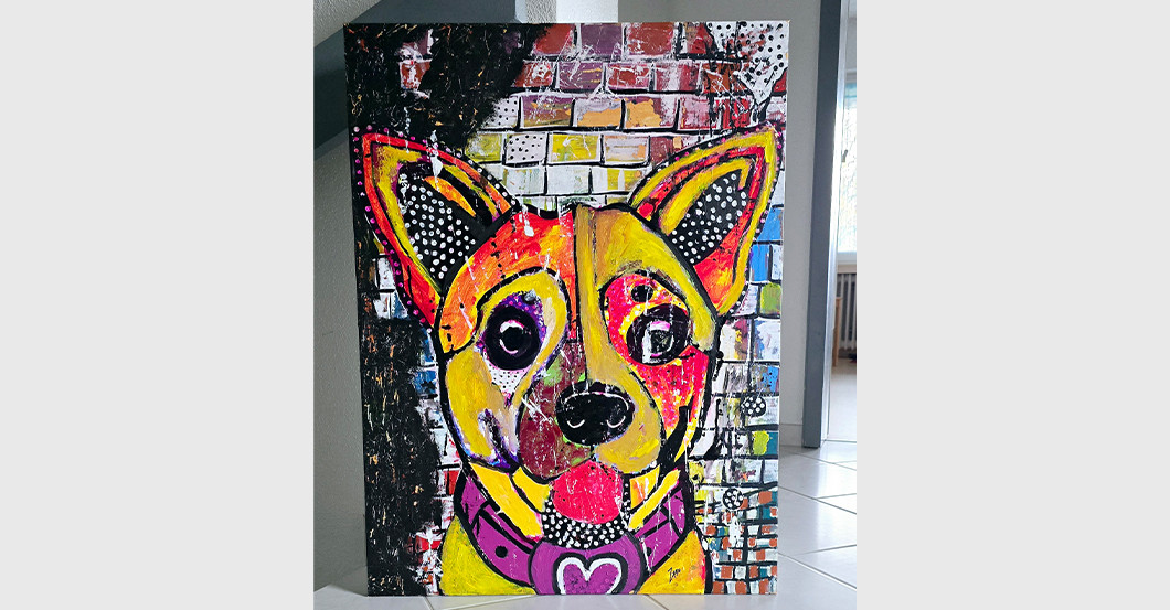  Katja Zippo PopArt Hund 