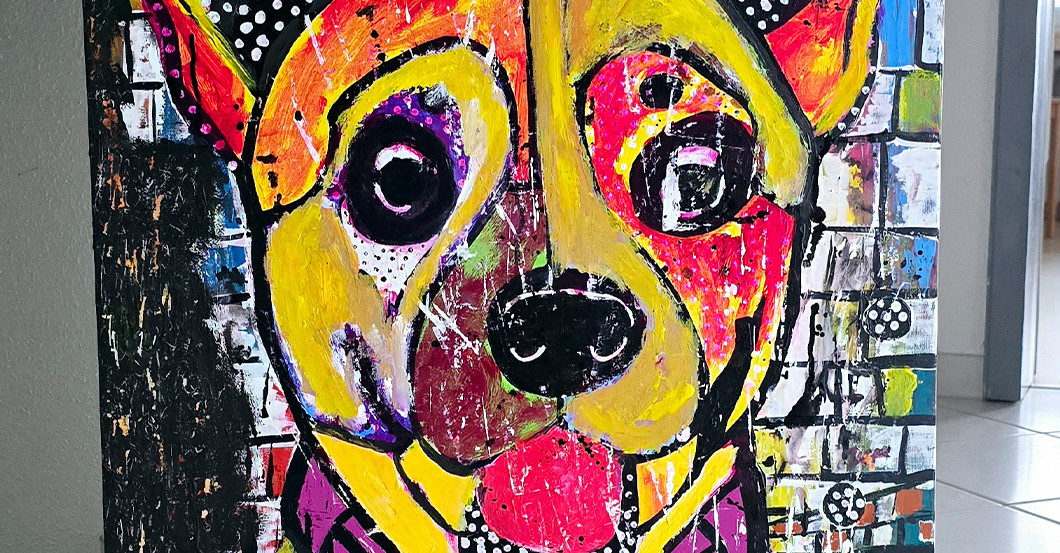  Katja Zippo PopArt Hund 