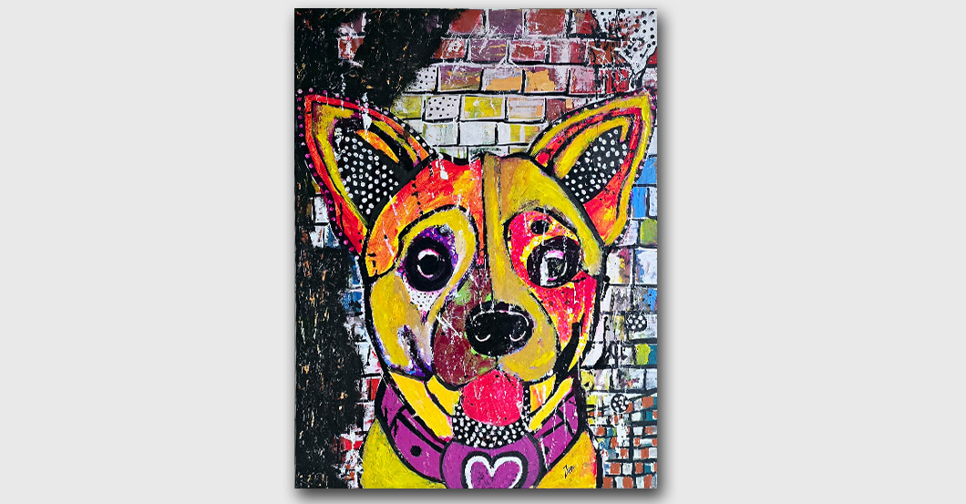  Katja Zippo PopArt Hund 
