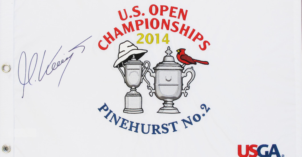  Kaymers signierte Flagge 