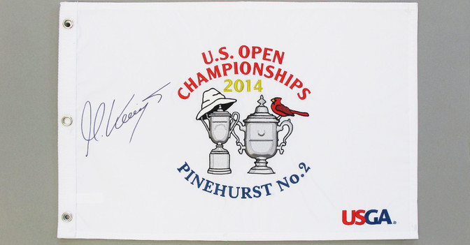  Kaymers signierte Flagge 