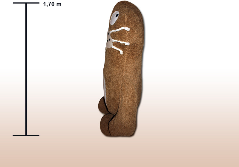  Keinohrhase lebensgroß 