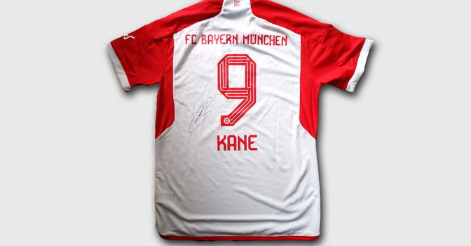 KiO FCB Trikot Kane   KiO FCB Trikot Kane