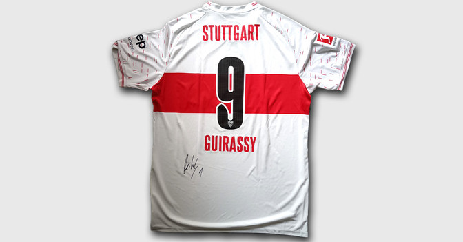 KiO VfB Trikot Guirassy   KiO VfB Trikot Guirassy