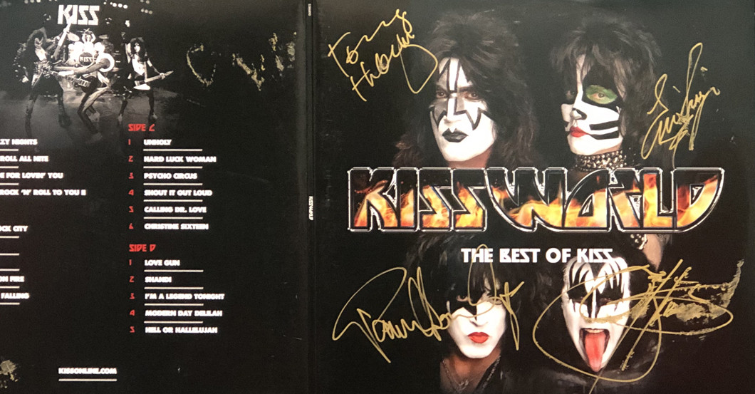 KISS Platte signiert   KISS Platte signiert