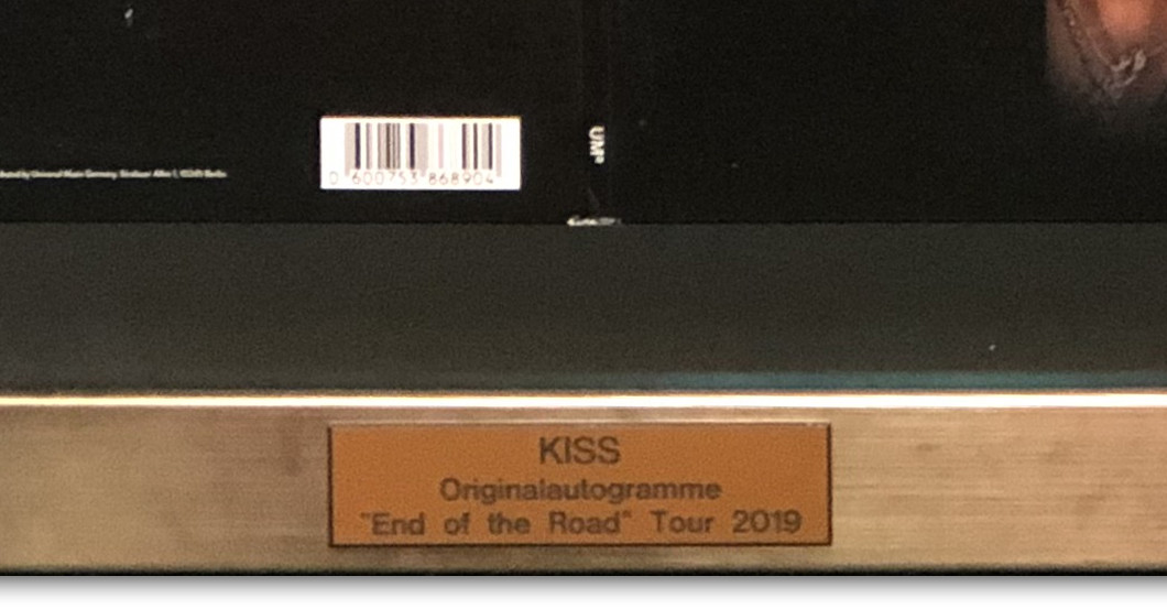 KISS Platte signiert   KISS Platte signiert