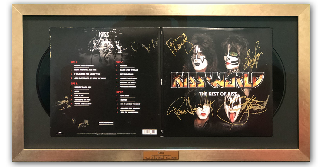 KISS Platte signiert   KISS Platte signiert