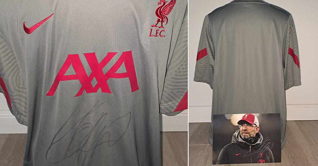 Klopp Shirt getragen   Klopp Shirt getragen