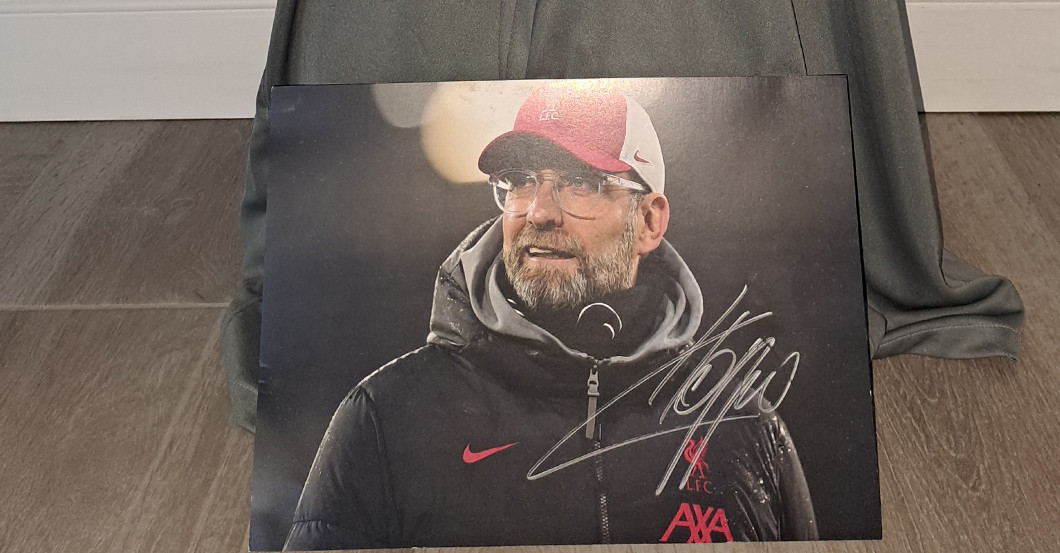 Klopp Shirt getragen   Klopp Shirt getragen
