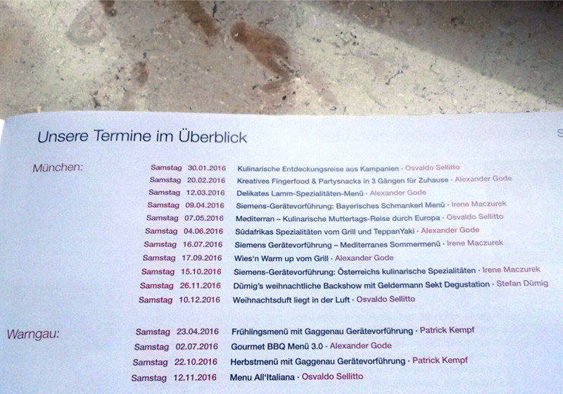 Koch Event für Zwei   Koch Event für Zwei