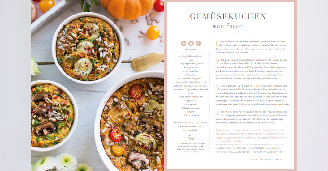Influencer Pamela Reif Signed Her Bowl Cook Book For You