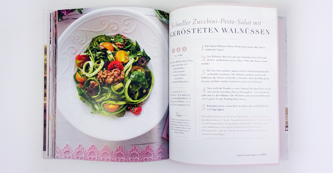 Influencer Pamela Reif Signed her Bowl Cook Book for You