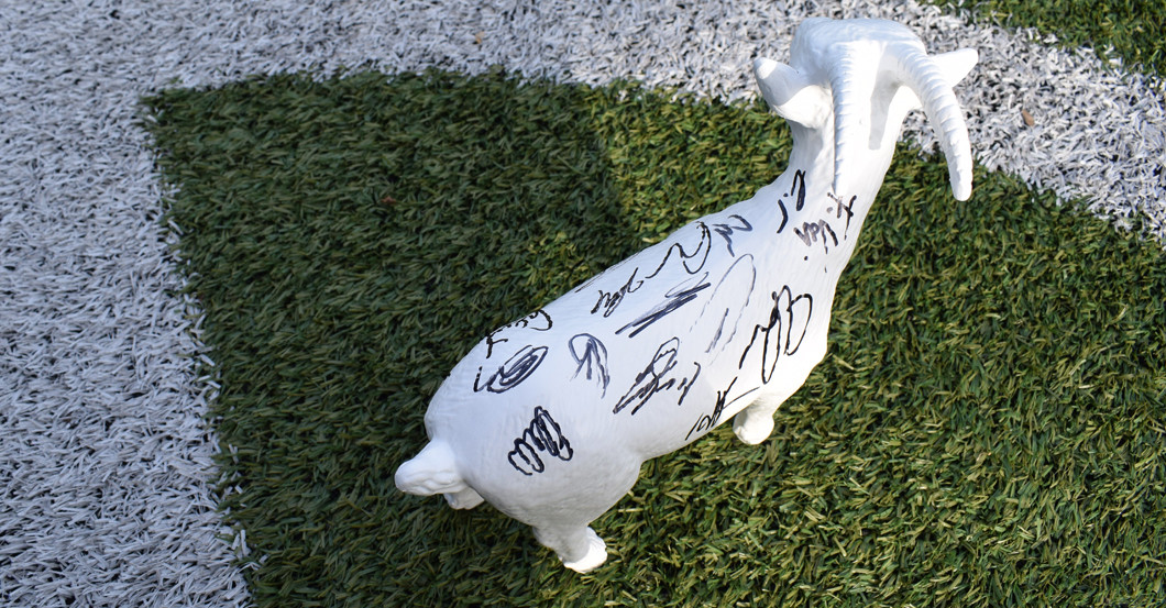 Köln Gipsgeißbock   Köln Gipsgeißbock